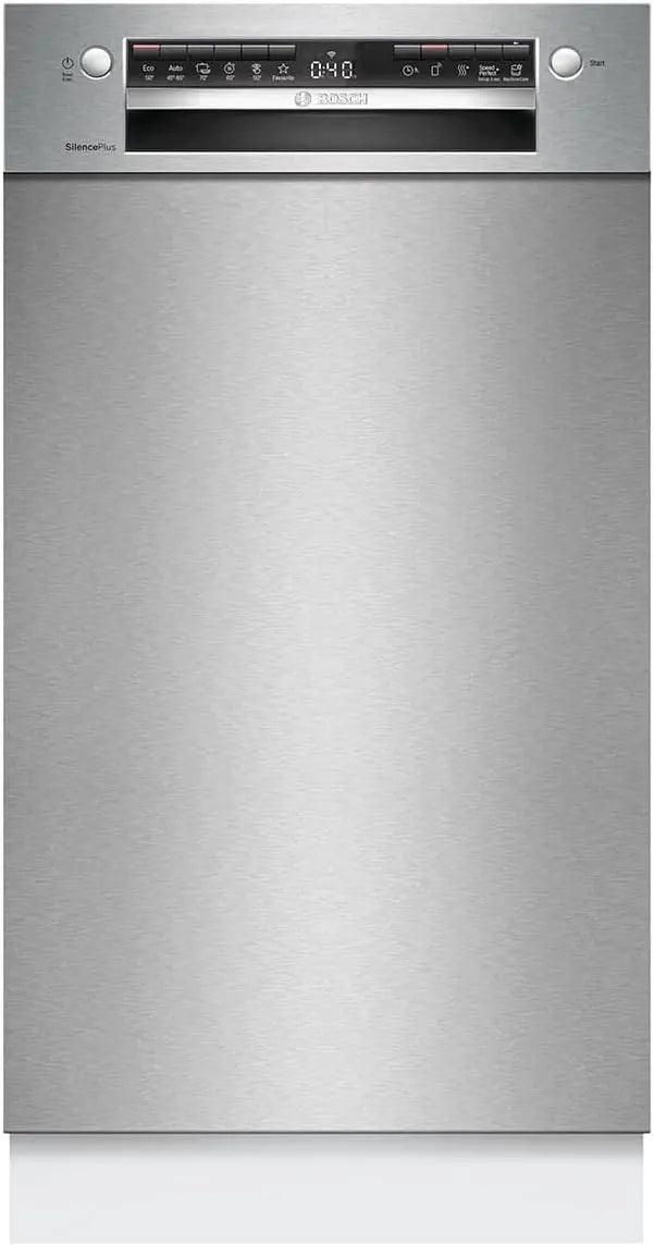 Bosch SPU4HMS10E Serie 4, Lavavajillas para bajo encimera inteligente de 45 cm, caj¨®n para cubiertos, secado extra, SpeedPerfect Plus
