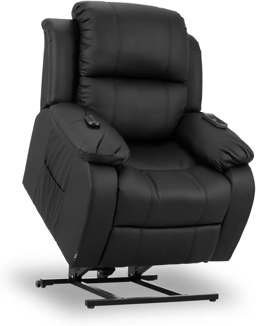 ZZ DON DESCANSO, Sill¨®n Relax Reclinable El¨¦ctrico Levanta Personas Trevi Negro, Reclinaci¨®n 160o, 10 Programas, Temporizador