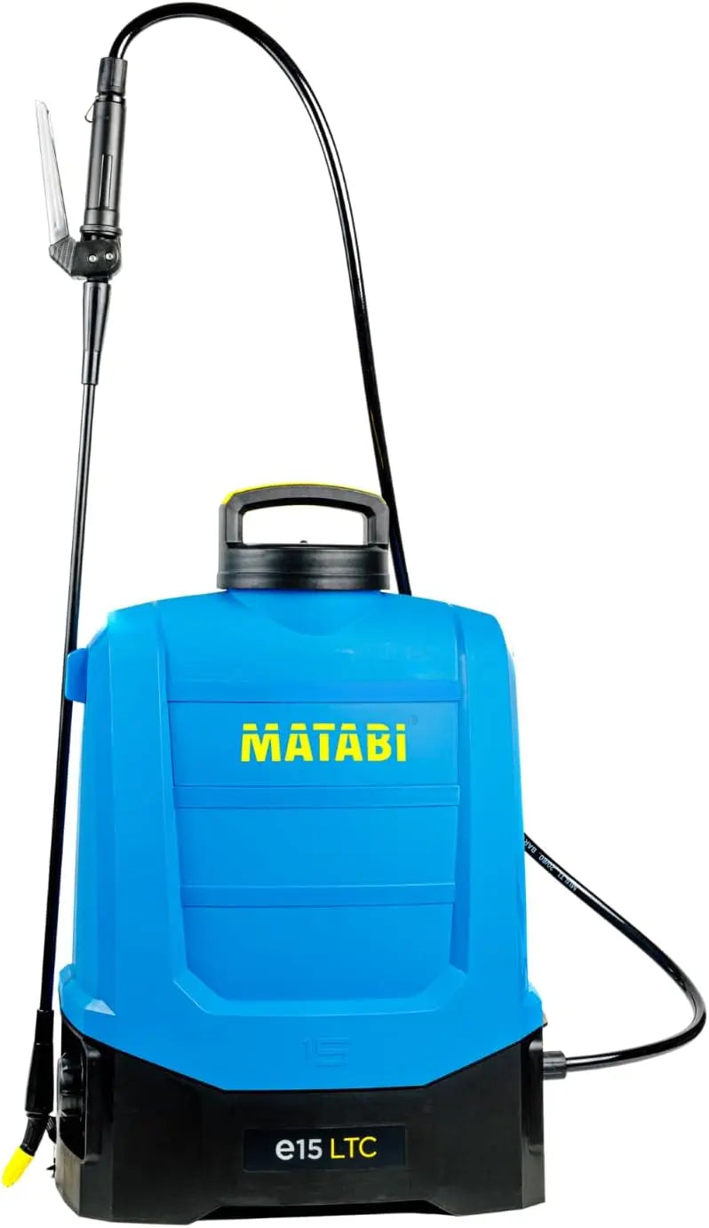 Matabi e15LTC Pulverizador El¨¦ctrico 15L, Bater¨ªa Litio 20V, 4 Boquillas