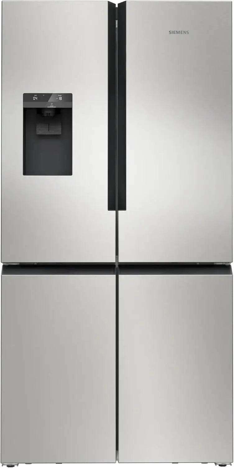Siemens KF96IAPEA, iQ500, frigor¨ªfico inteligente de puerta francesa, 183 x 90, 5 cm, 375 L de refrigeraci¨®n y congelaci¨®n de 199 L, noFrost