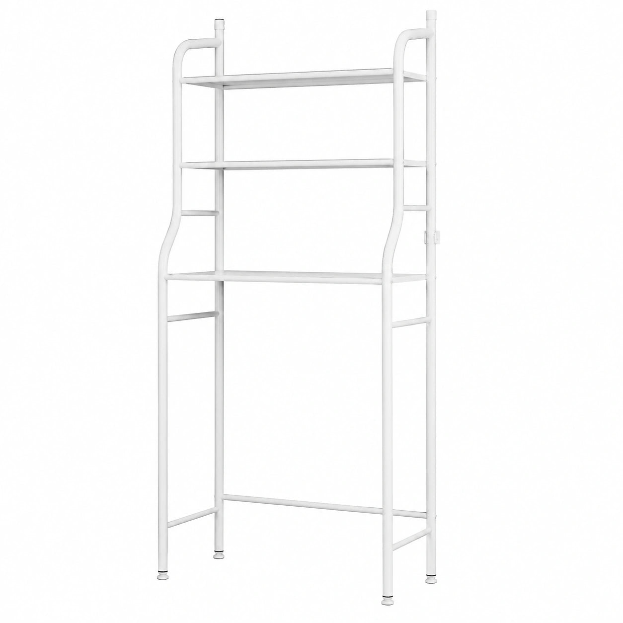 Estantería Ajustable para Baño Blanco con 3 Niveles e Impermeabilización