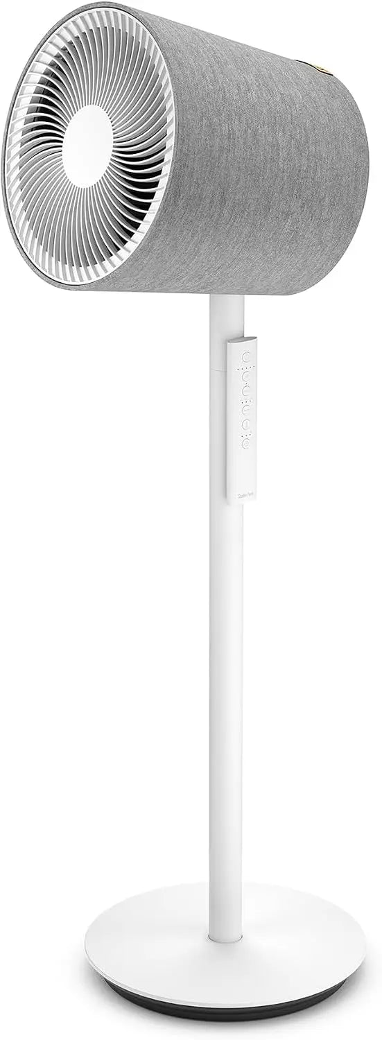 Stadler Form Ventilador Simon, ventilador de soporte 3D, con horizontaler y vertikaler Schwenkfunktion, 10 Geschwindigkeitsstufen, leise, blanco