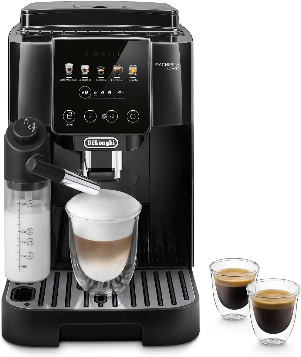 De'Longhi Magnifica Start, Cafetera Superautom¨¢tica 4 Bebidas Negro