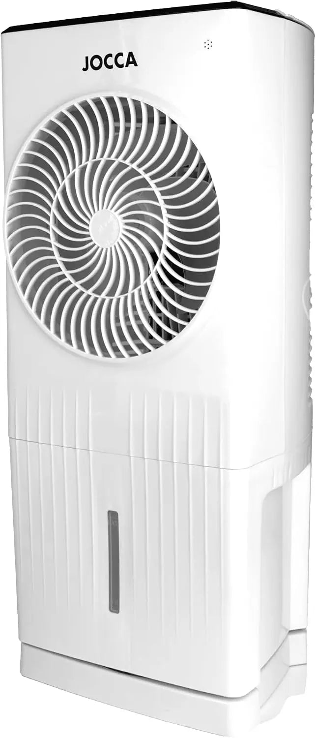 Jocca, Climatizador Evaporativo 5.5L, Enfriador de Aire Port¨¢til con Mando a Distancia, 3 Velocidades, 3 Modos, Oscilaci¨®n 70o, Temporizador 12h