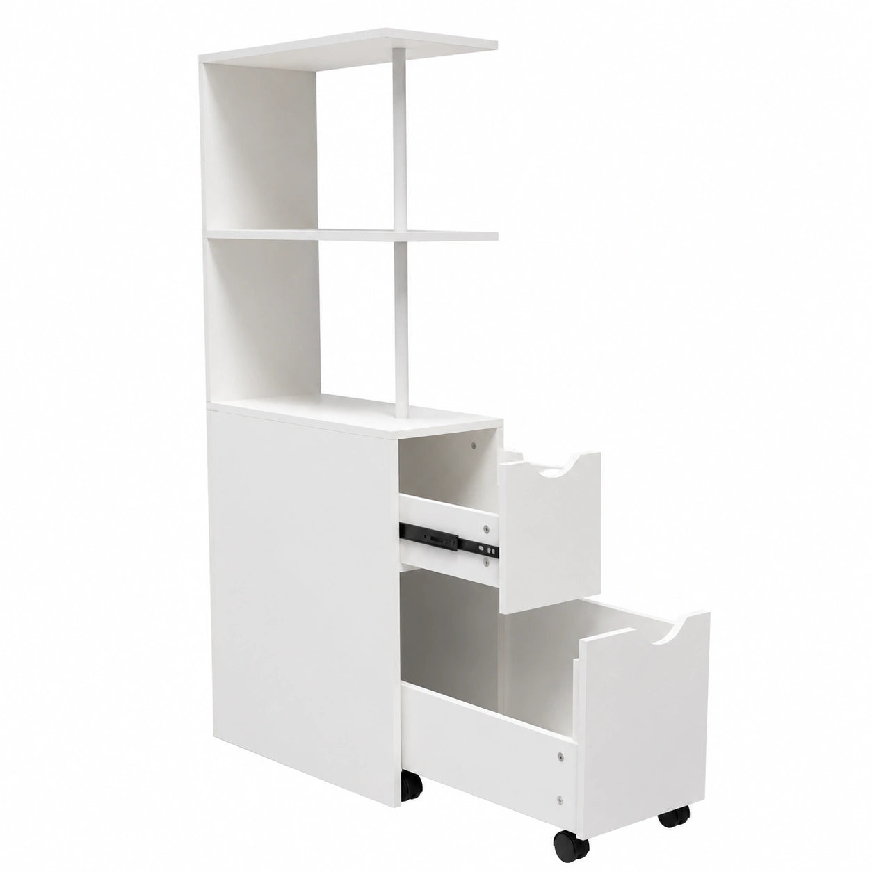 Mueble Alto Baroni Home para Baño: Ahorra Espacio, Estantes y Cajones Modernos