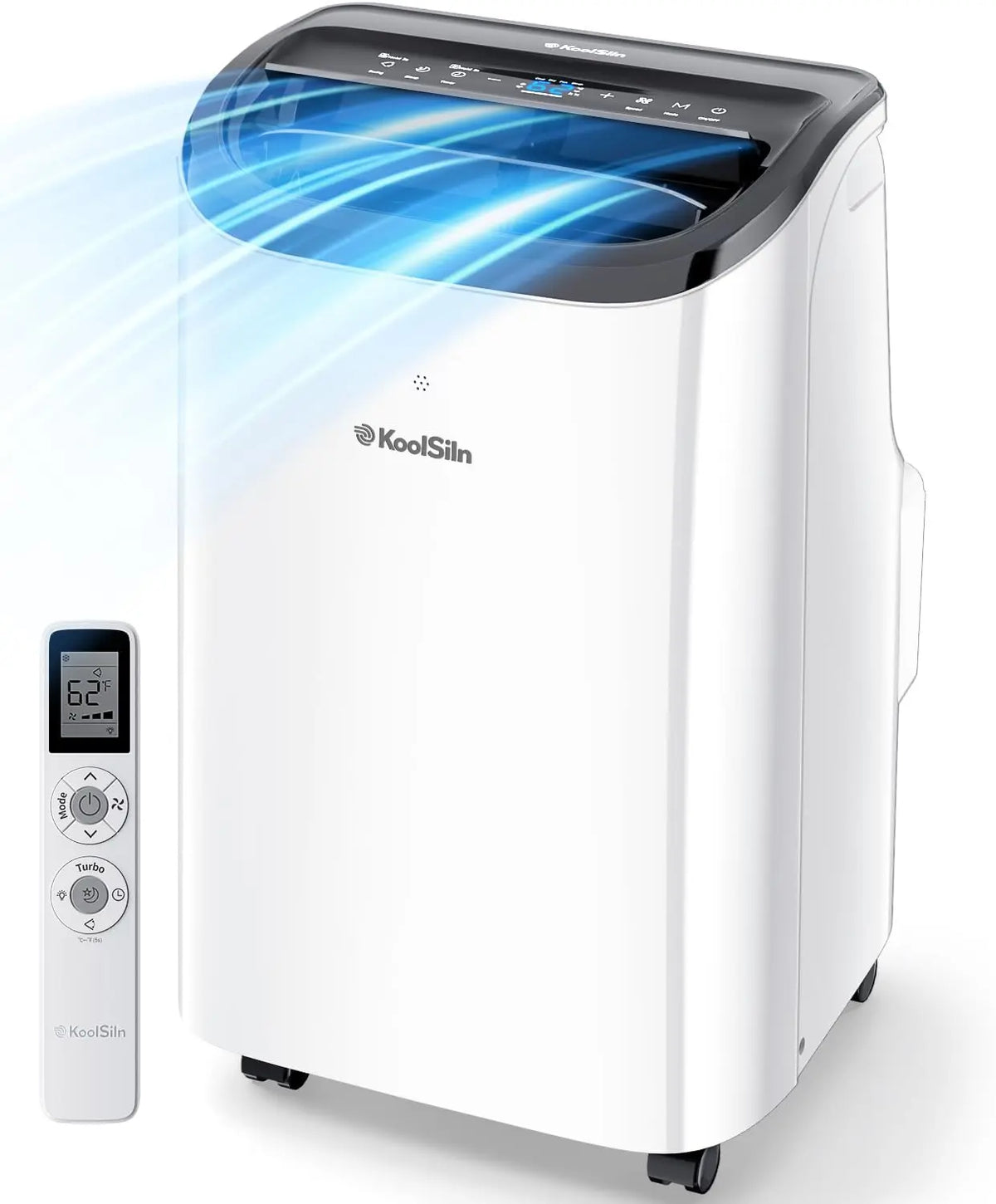 Aire acondicionado port¨¢til de 12, 000 BTU, ventilador de refrigeraci¨®n 3 en 1, deshumidificador para habitaciones de hasta 500 pies cuadrados