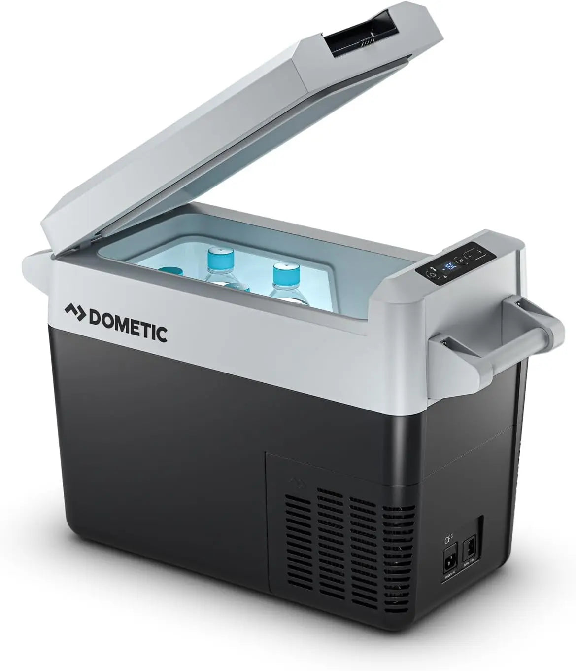 DOMETIC CFF20 Nevera con compresor 21L, 12/24V y 100, 240V, Nevera el¨¦ctrica para Coche, Autocaravana, cami¨®n y Barco, 18 ¡ãC