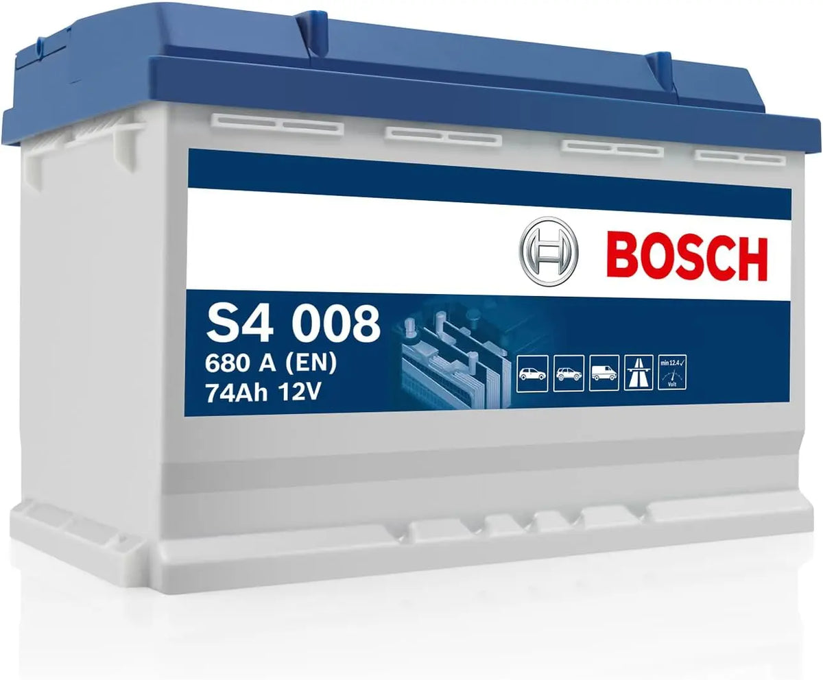 Bosch S4 008 Bater¨ªa para Coche 74 A/h, 680 A, 12 V de Plomo-¨¢cido