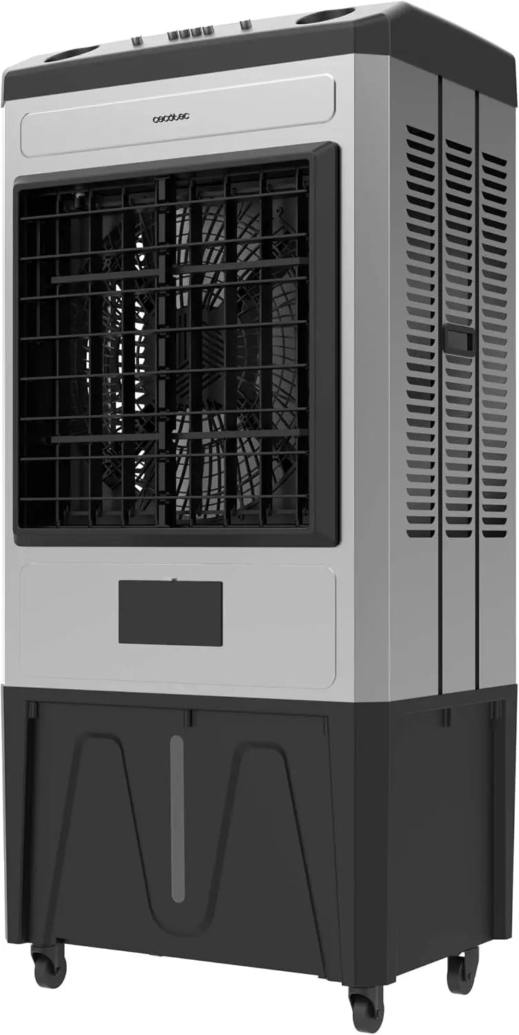 Cecotec Climatizador Industrial de 60L Airindustry 60000. 200W, Dep¨®sito 60L, Flujo de Aire 6000m3/h, 3 Velocidades, F¨¢cil Uso, Oscilaci¨®n Ajustable