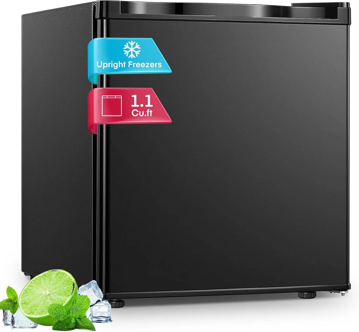 FOHERE Mini Congelador 32L Vertical para Oficina y Casa