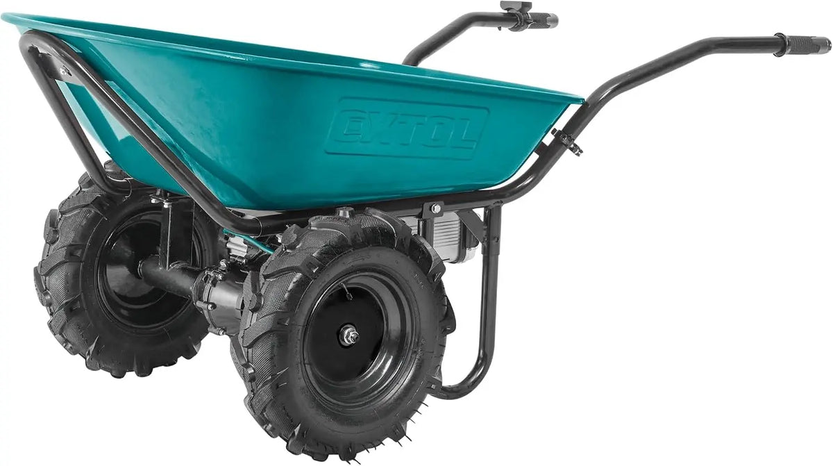 Carretilla el¨¦ctrica con bater¨ªa I 100L cubo I 260kg capacidad de carga I 500W I 40V Li-ion con 6000mAh