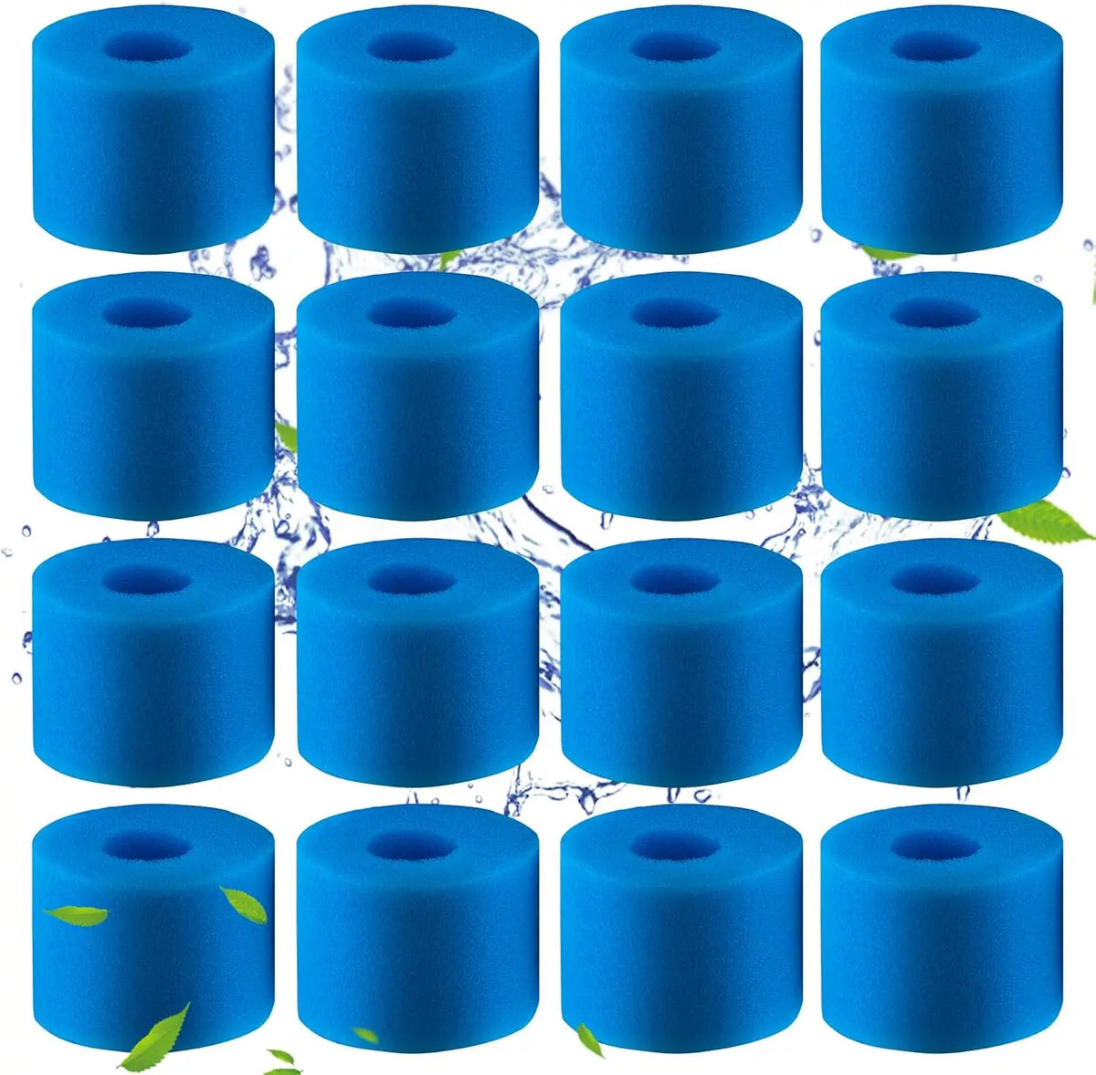 Filtro de espuma para piscina (16 unidades)