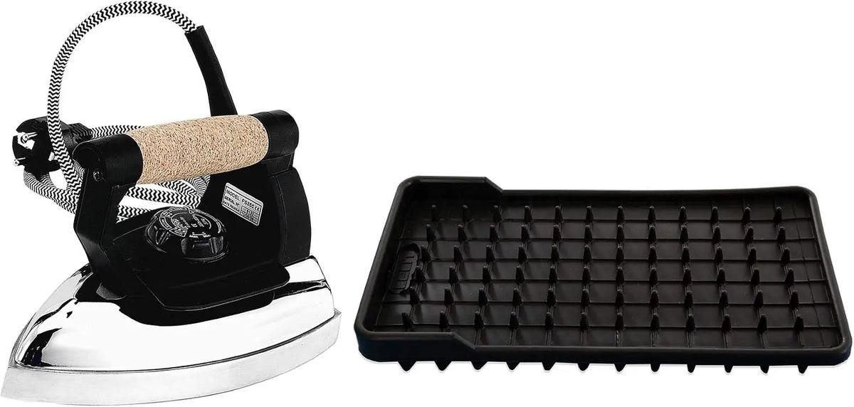 Lelit PS355 Plancha en Seco, 800 W, Aluminum, Negro/Plateado