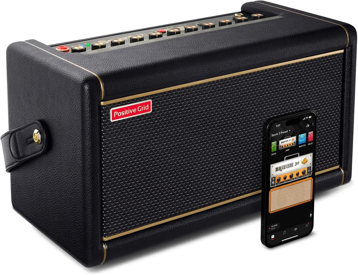 Positive Grid Spark 2 50W Ampli inteligente de Guitarra y Altavoz Bluetooth