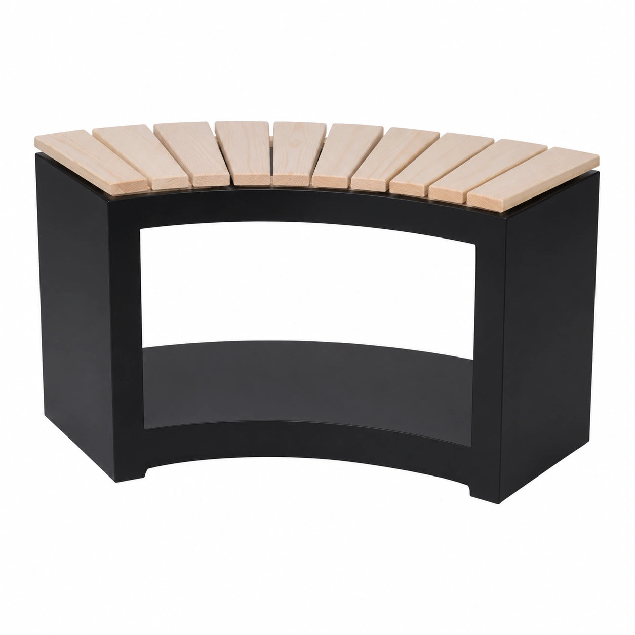 Banco de Madera Redondo con Almacenamiento Esschert Design