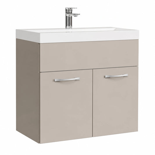 Conjunto de Mueble de Baño Montreal 60x35 cm en Cashmere con Lavabo