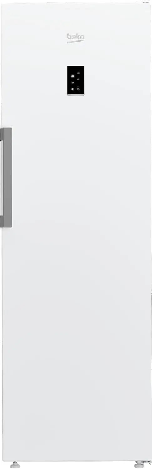BEKO B3RFNE314W, congelador vertical sin escarcha 186 cm, 286 L, blanco