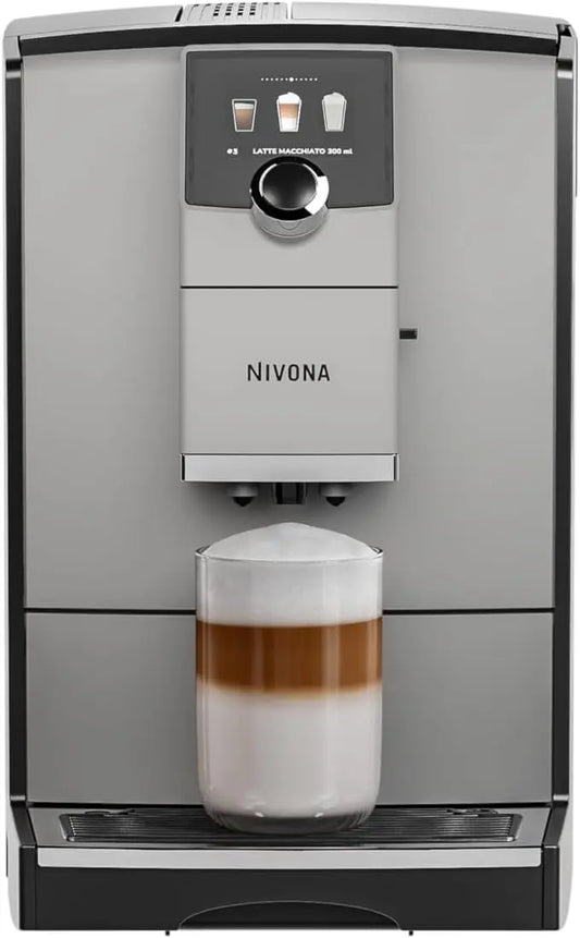 Nivona Cafetera autom¨¢tica NICR793 NICR 793 dise?o Gris Modelo Especial