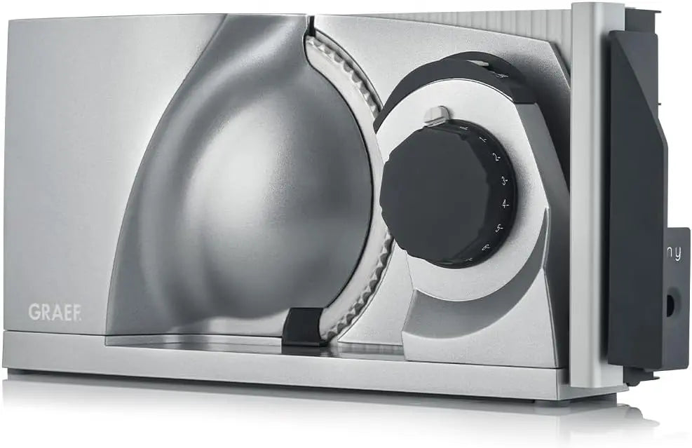 GRAEF MYtiny MT1000, Cortadora plegable, 170 W, cuchilla ?170 mm, met¨¢lica, corte 0-15 mm, pan, compacta, Made in Germany, plata