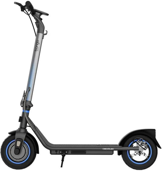 Cecotec Patinete El¨¦ctrico Homologado con App Bongo D20 XL Connected. Potencia M¨¢xima de 630W, Autonom¨ªa de hasta 20km, Ruedas de 10'