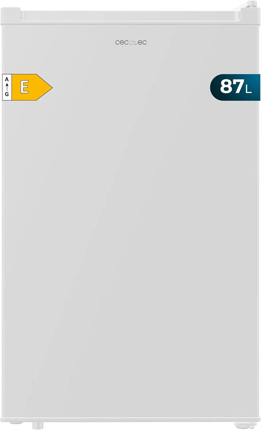 Cecotec Congelador Vertical Sobremesa 87L Bolero CoolMarket TF 87 blanco. 83, 6 cm de Altura y 50, 6 cm de Ancho, Bajo Consumo, Dise?o Compacto