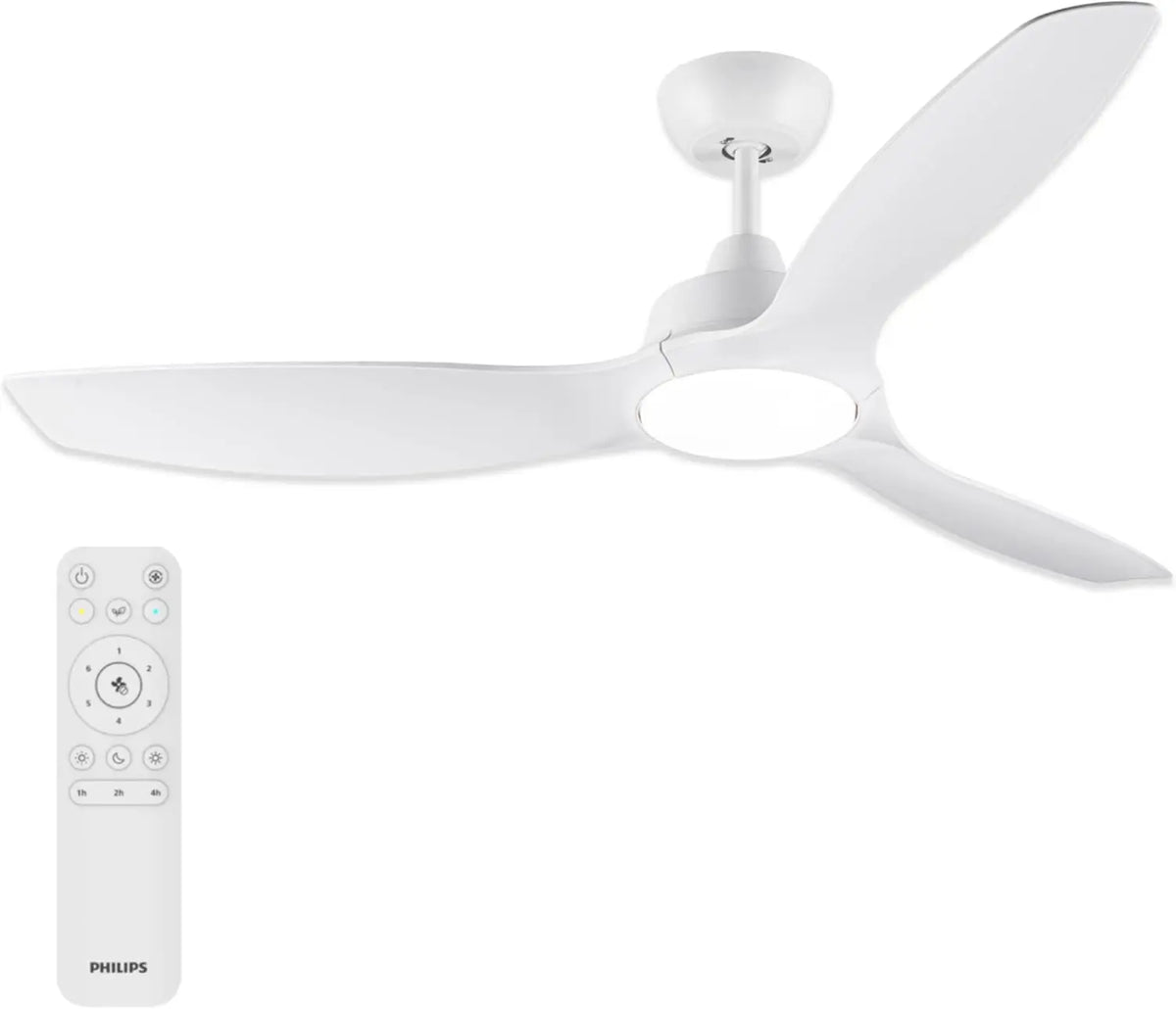 Philips Olas Plaf¨®n LED con Ventilador de Techo 35W+24W Blanco