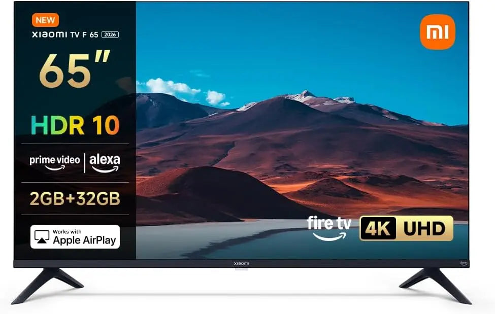 XIAOMI TV F 65 Pulgadas (165 cm), 4K UHD inteligente TV Fire OS8 HDR10 L65MB-FAEU