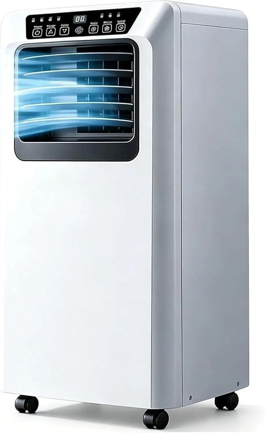 Aire Acondicionado Port¨¢til 7000/9000 BTU 3-en-1 Silencioso con Mando, Temporizador 24h, conjunto Ventana