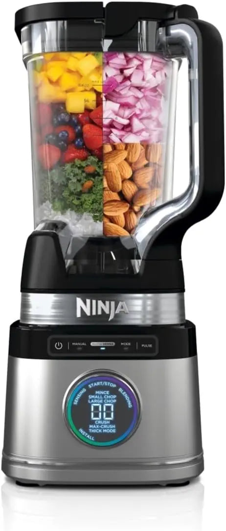 Ninja Detect Power Pro, Batidora Potente de Vaso 2 en 1, 1200W, Negro