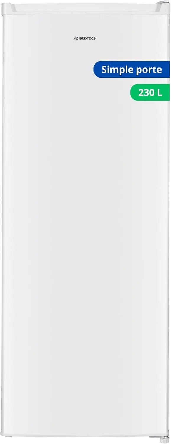 GEDTECH, Refrigerador cl¨¢sico GSP230WH, todo ¨²til, 230L, Fr¨ªo est¨¢tico