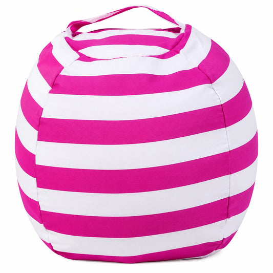 Puf de Peluche 38 con Almacenamiento para Juguetes y Ropa