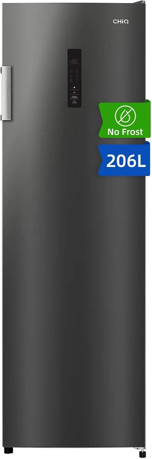 CHiQ Congelador Vertical 206L con sin escarcha & de velocidad variable Negro (CSD206NEID)