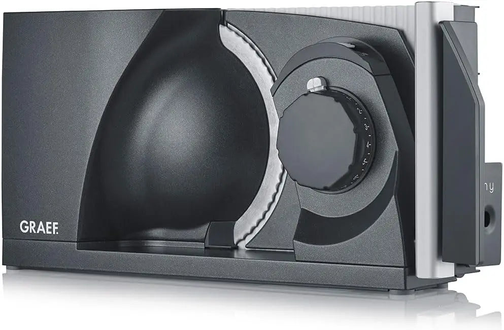 GRAEF MYtiny MT1006, Cortadora plegable, 170 W, cuchilla ?170 mm, met¨¢lica, corte 0-15 mm, compacta, pan, Made in Germany, gris hematita