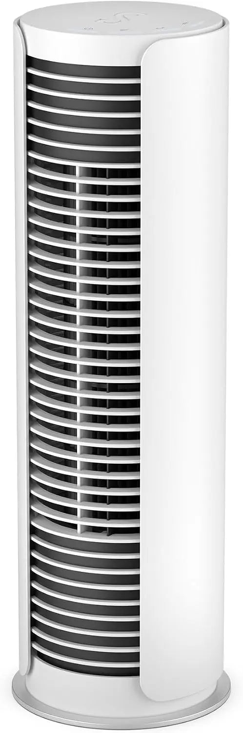 Stadler Form Ventilador de mesa Peter Little con modo oscilante, panel t¨¢ctil y 4 ajustes de velocidad, color blanco