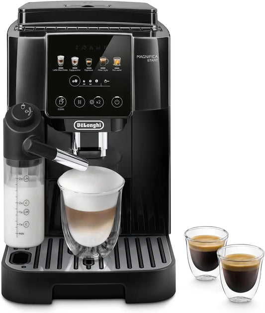 De'Longhi Magnifica Start, Cafetera Superautom¨¢tica 4 Bebidas Negro