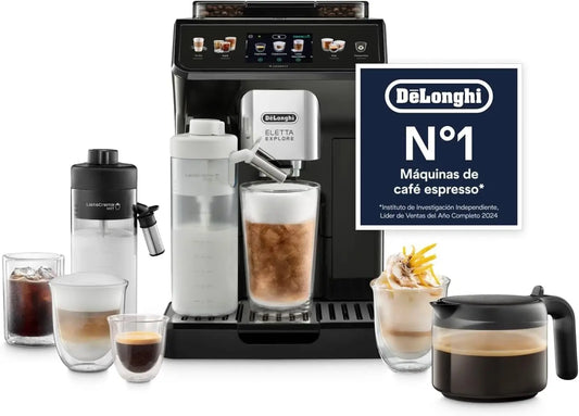 De'Longhi Eletta Explore, Cafetera Superautom¨¢tica 50+ Bebidas Cold Brew