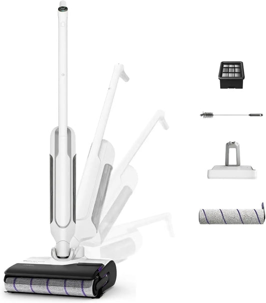 Rowenta X-Clean 10, Aspiradora Fregona El¨¦ctrica Sin Cable, Filtro Extra