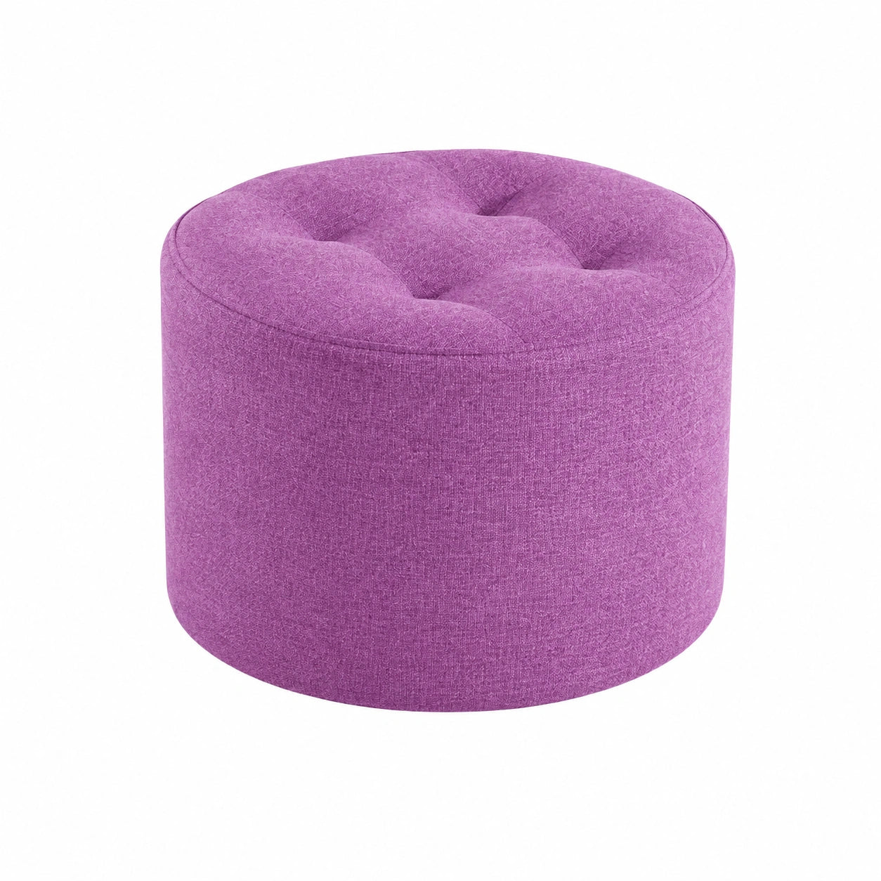Taburete Redondo Moderno con Funda Lavable, Ideal para Niños y Salón
