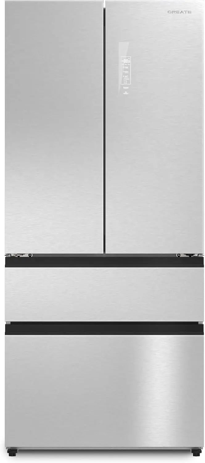 CREATE / frigor¨ªfico STUDIO FRENCH DOOR PRO 509 / Frigor¨ªfico estilo French door 509L acero inoxidable / 83.3 x 63.5 x 191.2 cm/sin escarcha. Space