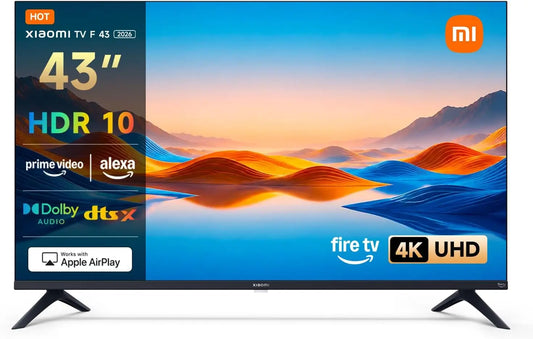 XIAOMI TV 43 Pulgadas (109 cm), 4K UHD inteligente TV Fire OS8 HDR10 L43MB-FAVEU
