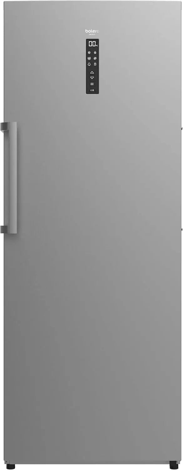 Cecotec Congelador Vertical de 380L Bolero CoolMarket UF 380 Inox. Motor de velocidad variable Plus, Ahorro Energ¨¦tico, Total sin escarcha