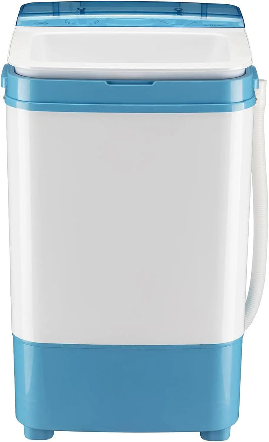 Wiltec Lavadora de camping hasta 6, 0 kg 280 W, mini lavadora 37 x 38 x 66 cm para lavar y centrifugar, lavarropas de viaje con temporizador