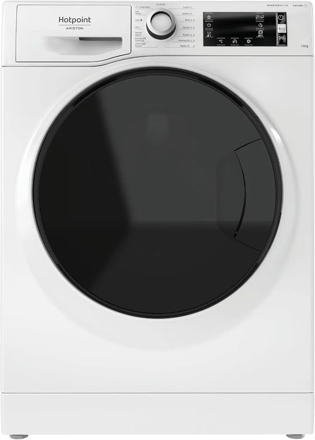 Hotpoint Ariston NBT 1048 WD A IT, Lavadora de 10 kg, libre instalaci¨®n, carga frontal, centrifugado 1400 rpm. Ancho 59, 5 cm, profundidad 60, 0 cm