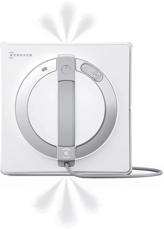 ECOVACS Winbot W2 Pro Robot limpiacristales, pulverizador de Agua de 3 boquillas, Sistema de protecci¨®n de 10 Niveles, Sistema de Ascenso Constante