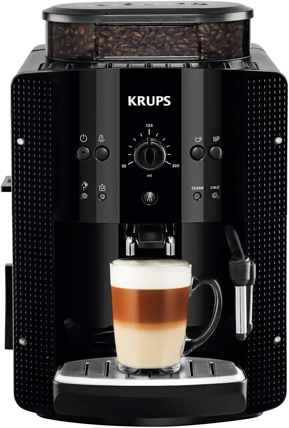 KRUPS Roma, Cafetera Superautom¨¢tica 15 Bares, Capacidad de 1, 7L, Negra