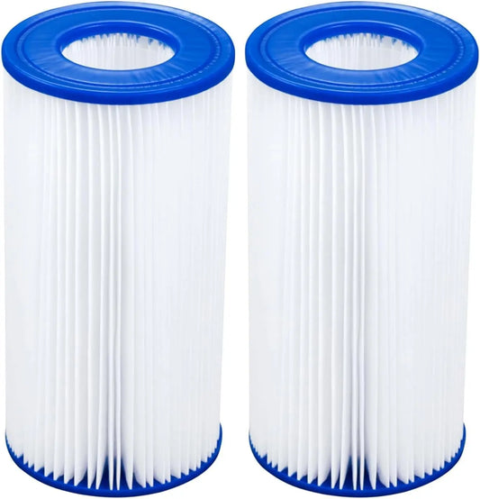 Bestway Filtro Tipo III para Depuradoras de Cartucho ?10, 6x20, 3 cm Blanco (Paquete de 2)