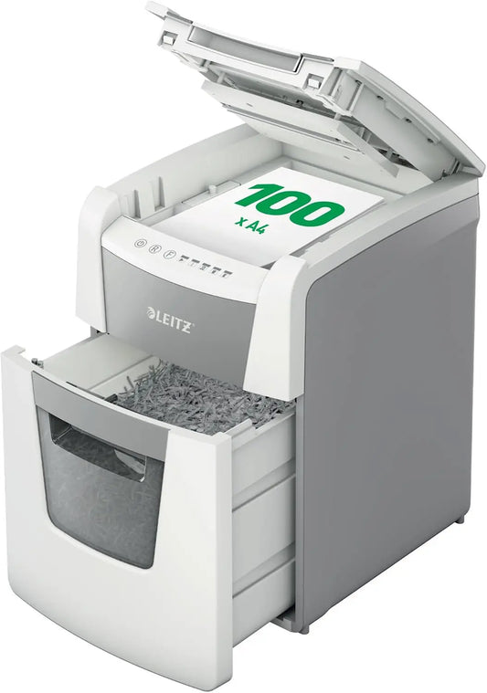 Trituradora Leitz IQ Autofeed P4, Corte Transversal, autom¨¢tica, 100 Hojas