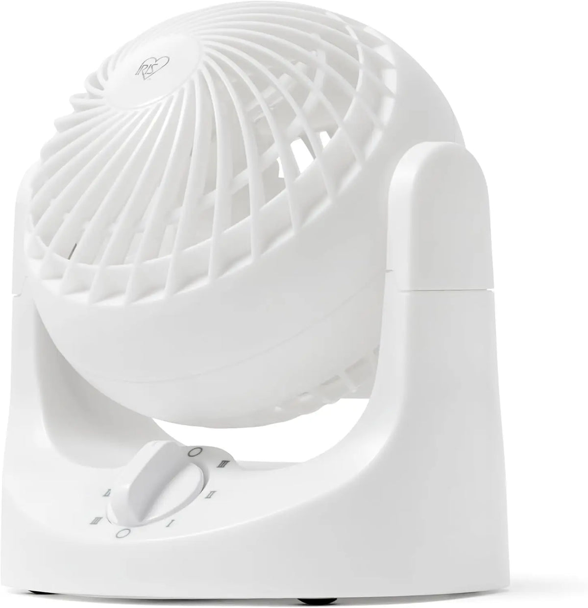Iris Ohyama Woozoo Peque?o Ventilador, Inclinaci¨®n vertical 120¡ã, Silencioso 28dB, Port¨¢til, 3 Velocidades, Mini Ventilador, Para Habitaci¨®n, Blanco
