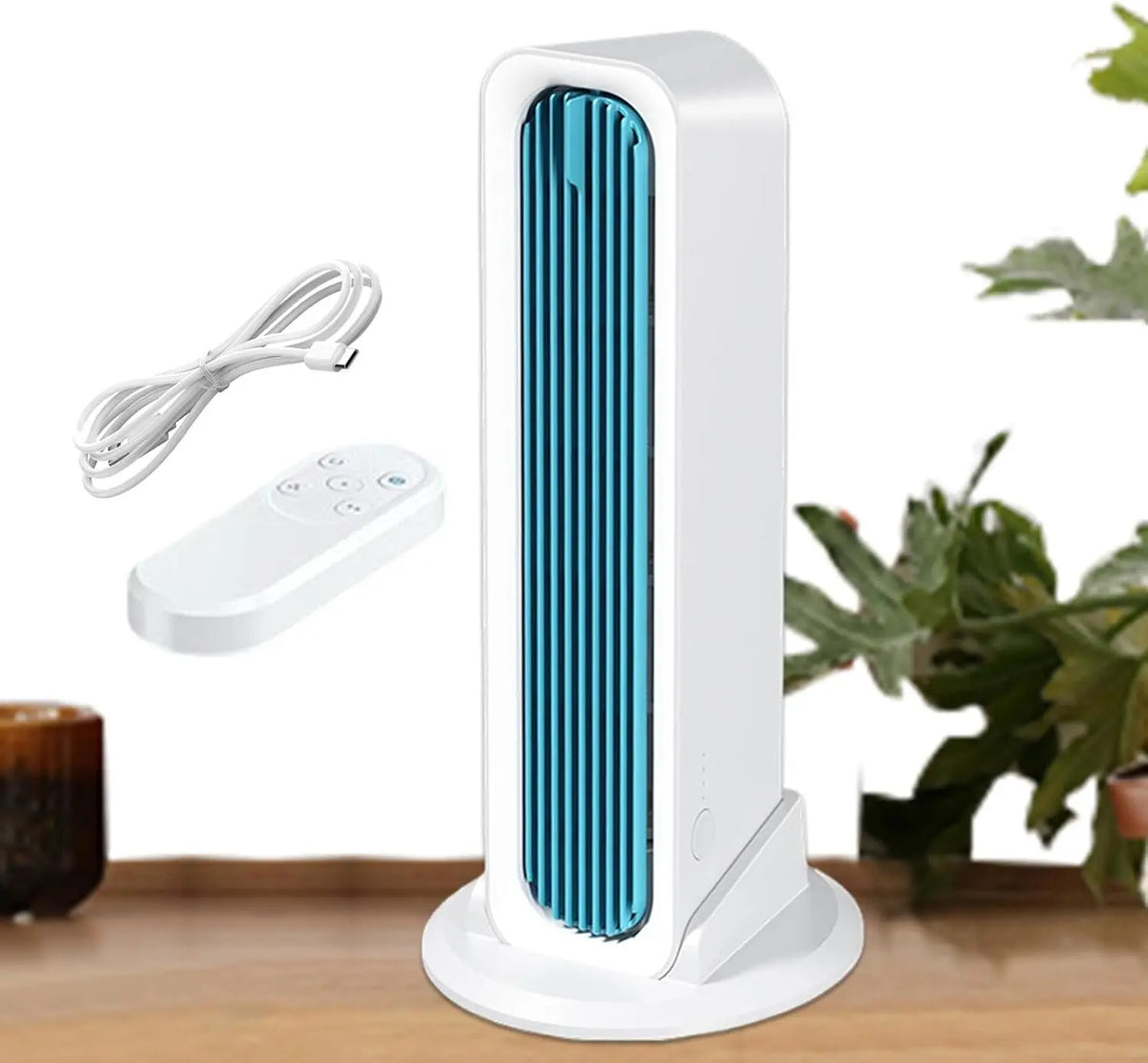 Ventilador De Torre Sin Aspas De 31, 5 Cm Con Mando A Distancia