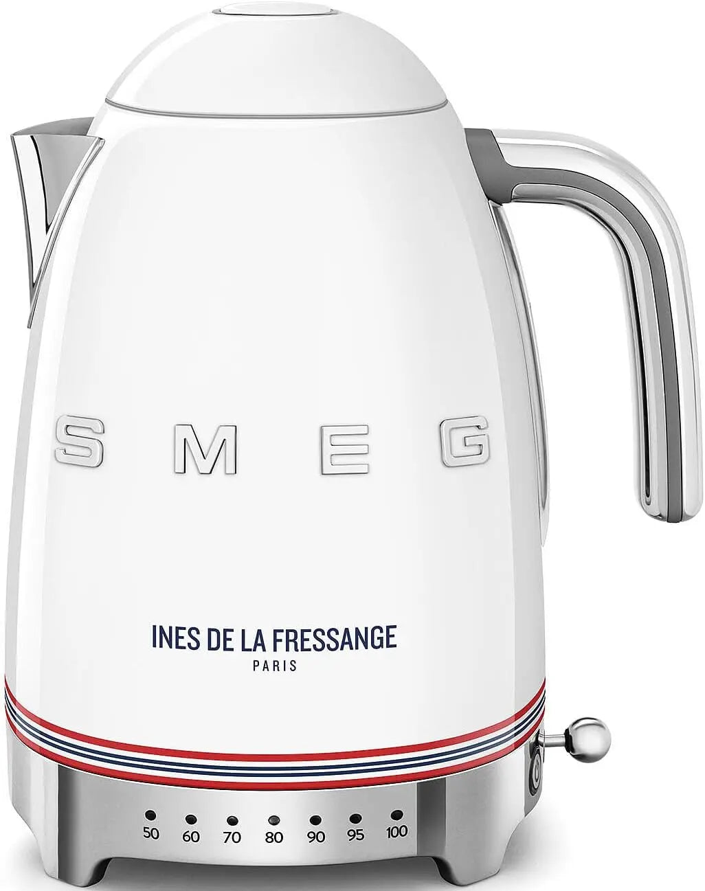 Smeg, Hervidor de Agua Temperatura Variable KLF04IDFEU 1.7L MultiTemperaturas Filtro de cal Lavable